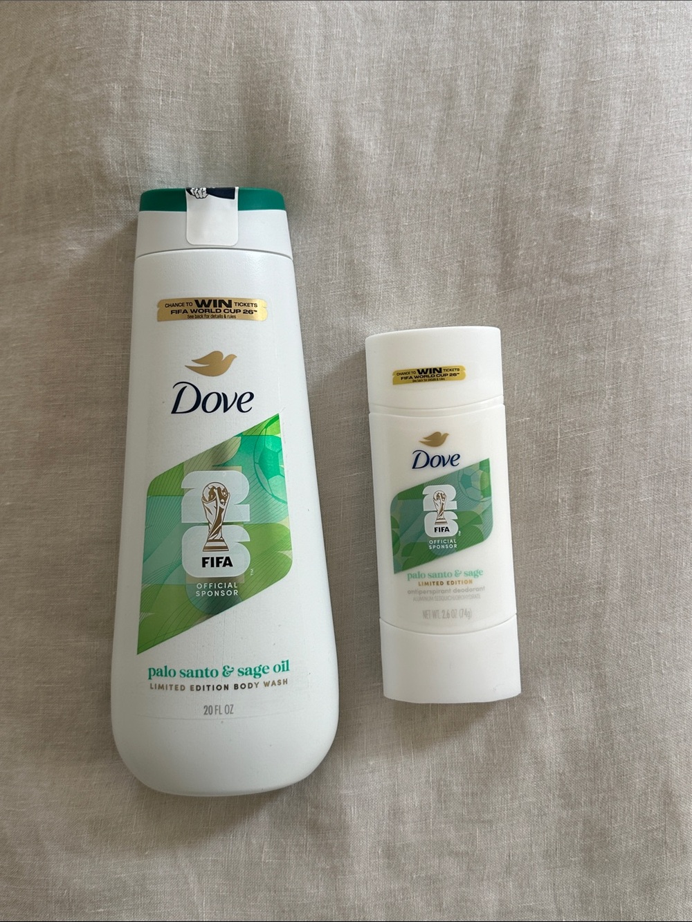Dove Palo Santo & Sage Oil Body Wash & Deodorant Duo

Fifa